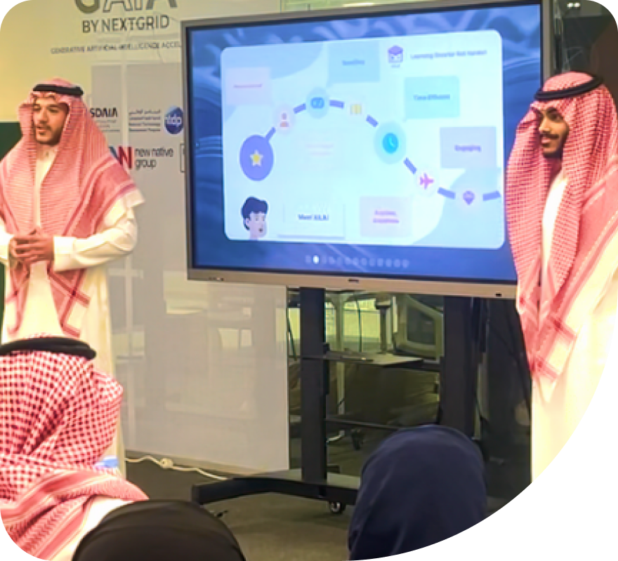 Aila Co-founders, during the start of the edtech saudi startup